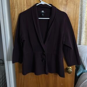 Eggplant blazer
